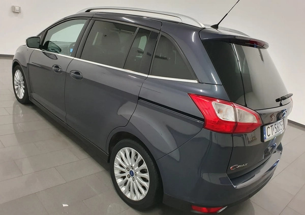 Ford Grand C-MAX cena 34999 przebieg: 205704, rok produkcji 2014 z Chodzież małe 742